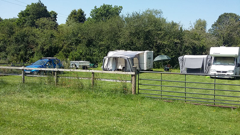 The Old Forge caravan pitches